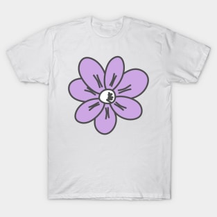 purple flower T-Shirt